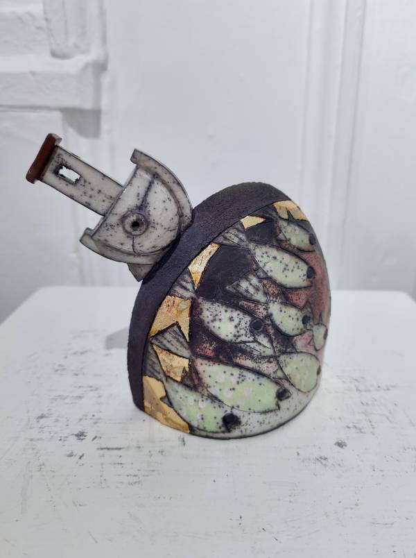 - a , Ceramic Sculpture by Rob Whelpton, measuring 15 x 13 cm (H x W) £98